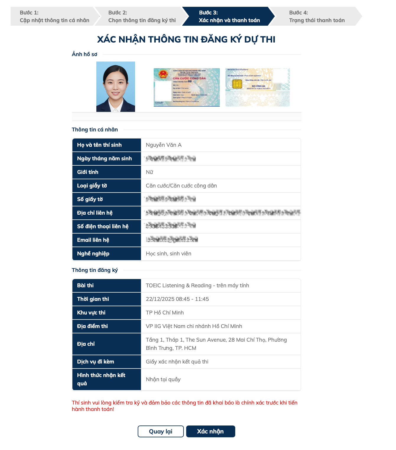 HƯỚNG DẪN CÁC BƯỚC ĐĂNG KÝ THI TOEIC ONLINE MỚI NHẤT 2026