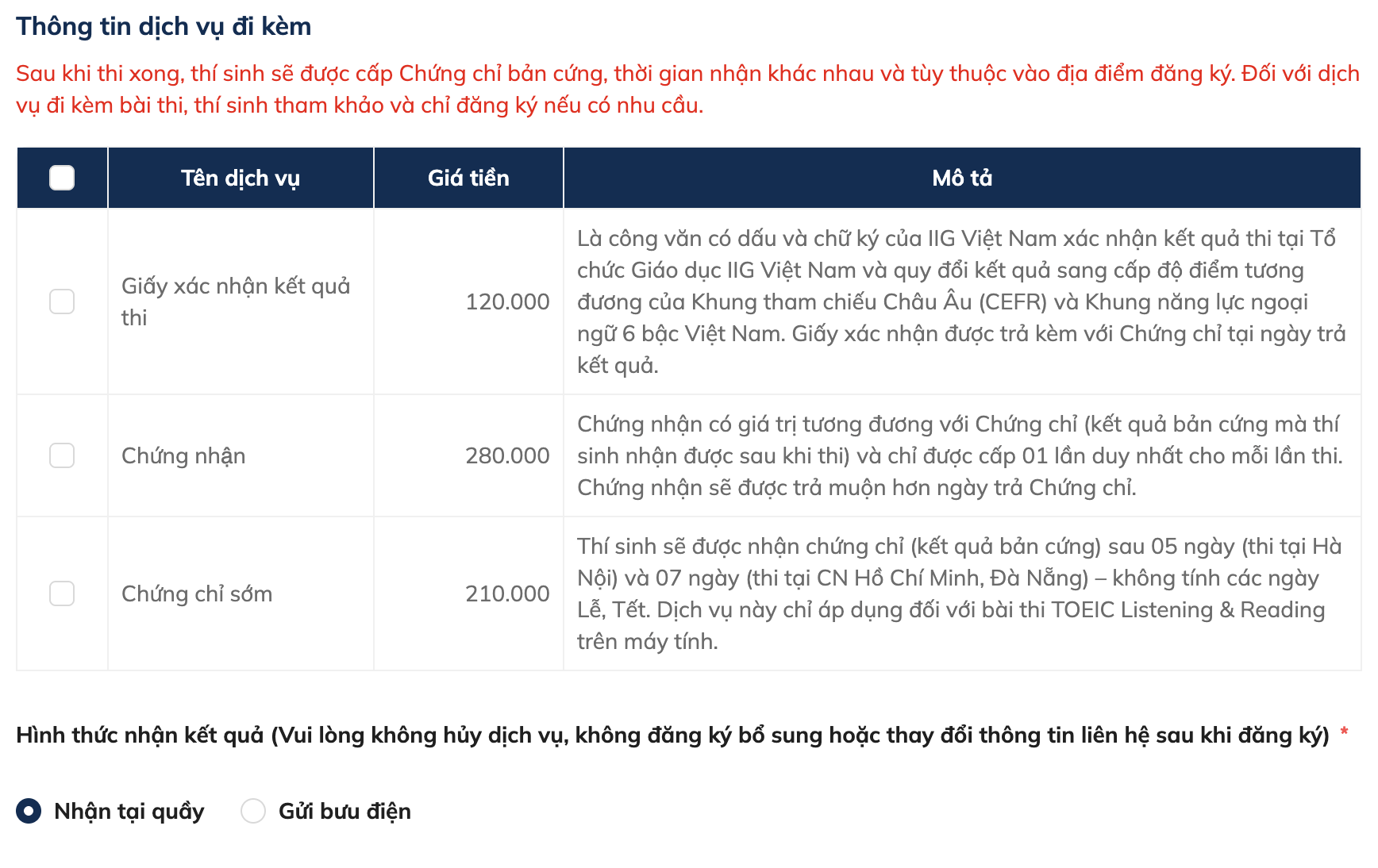 HƯỚNG DẪN CÁC BƯỚC ĐĂNG KÝ THI TOEIC ONLINE MỚI NHẤT 2026