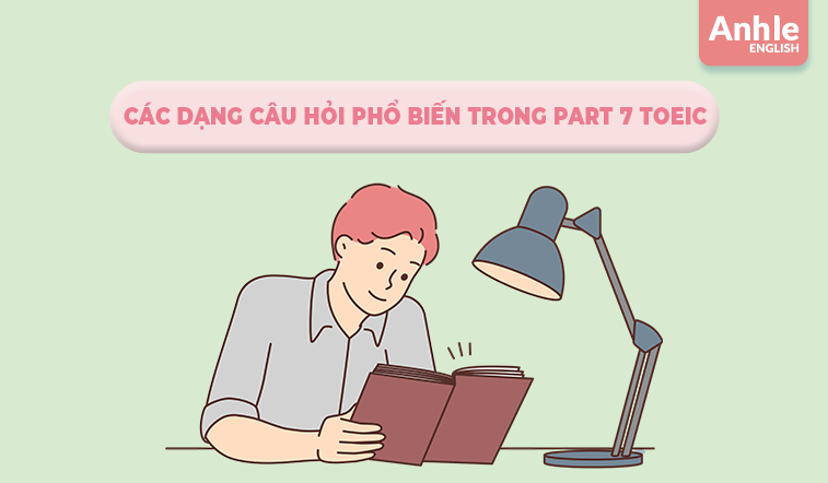 Các dạng câu hỏi phổ biến trong Part 7 Toeic và cách xử lý hiệu quả